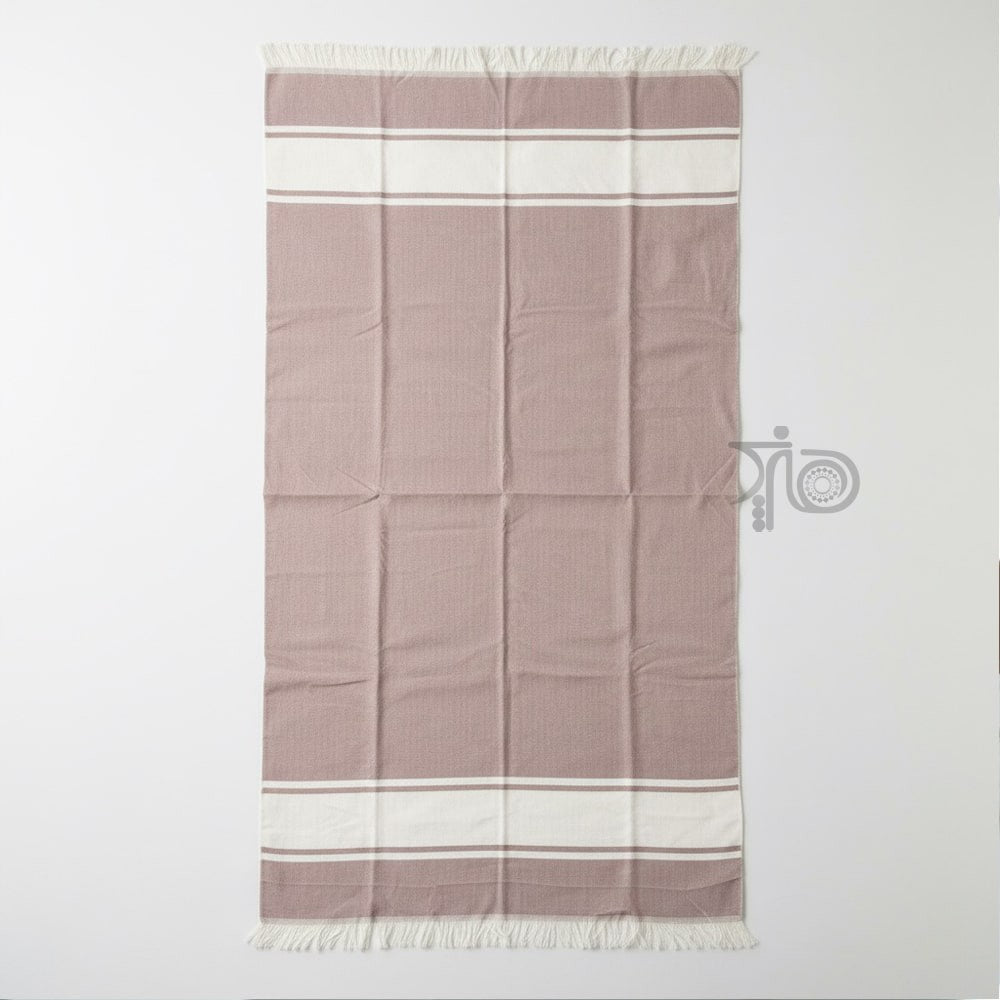 Handgewebtes Premium-Badetuch – Baumwolle Grad 1 mit Streifenmuster