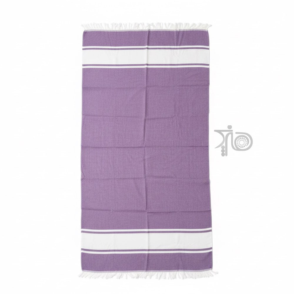 Handgewebtes Premium-Badetuch – Baumwolle Grad 1 mit Streifenmuster
