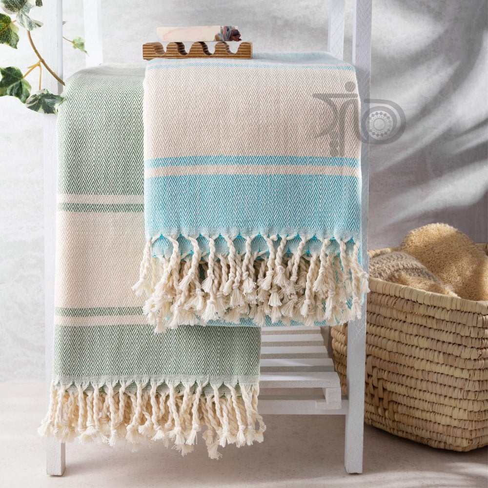 Handgewebtes Hamam-Tuch – Doppellagig & Nachhaltig